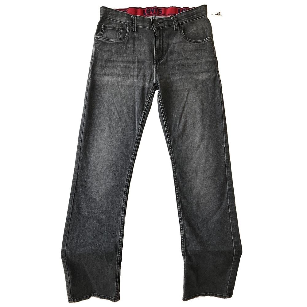 Levi's Men Jeans W29 X L31 Black 511 Denim 31" Inseam Slim Fit Mid Rise